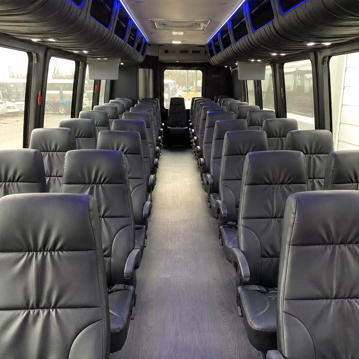 35 passenger minibus inside