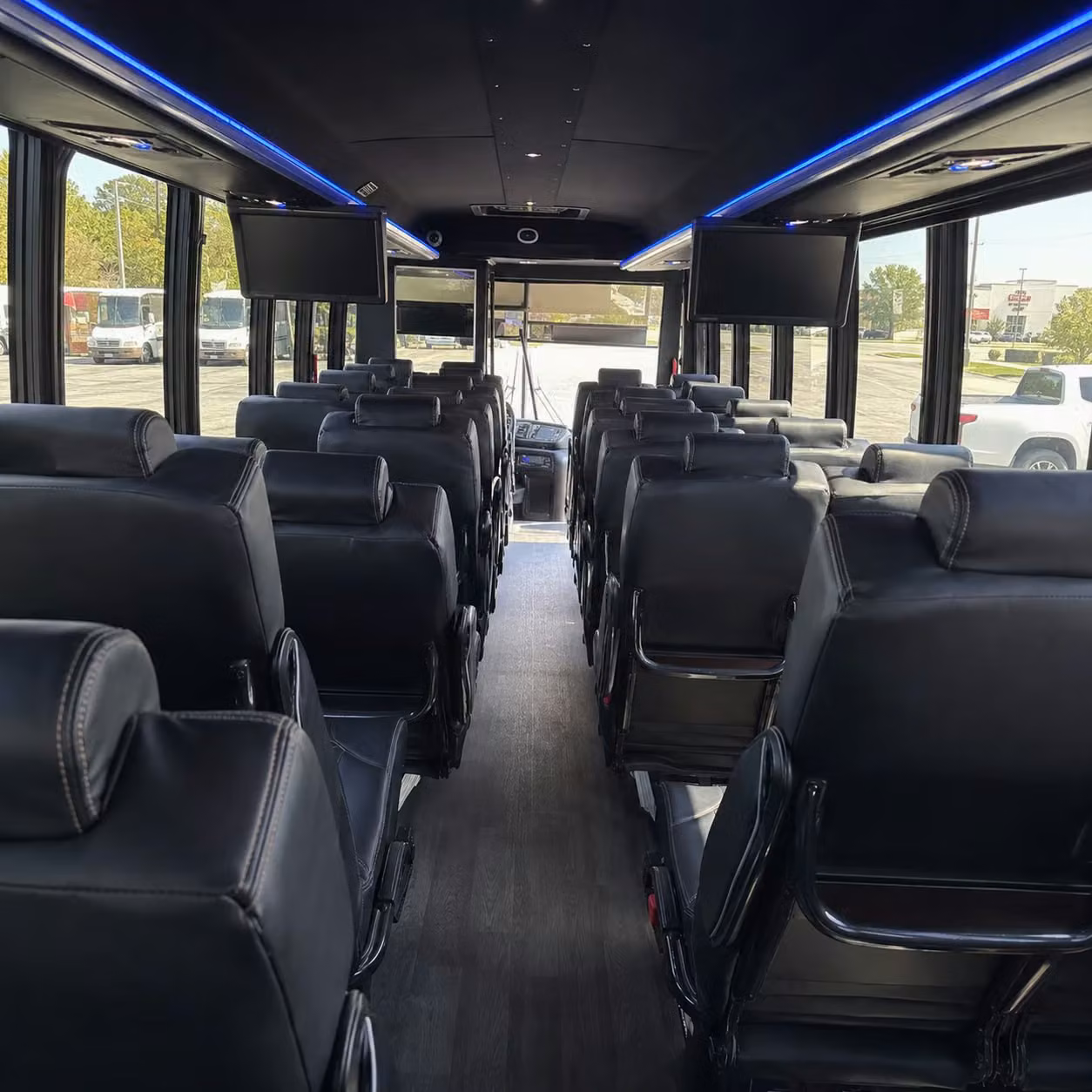 35 passenger minibus interior
