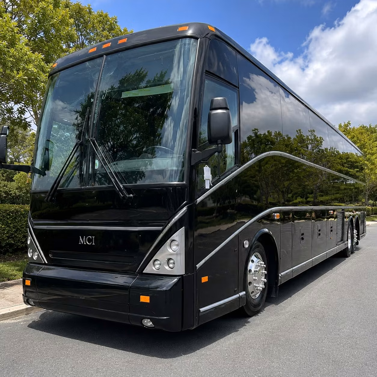 56 passenger charter bus