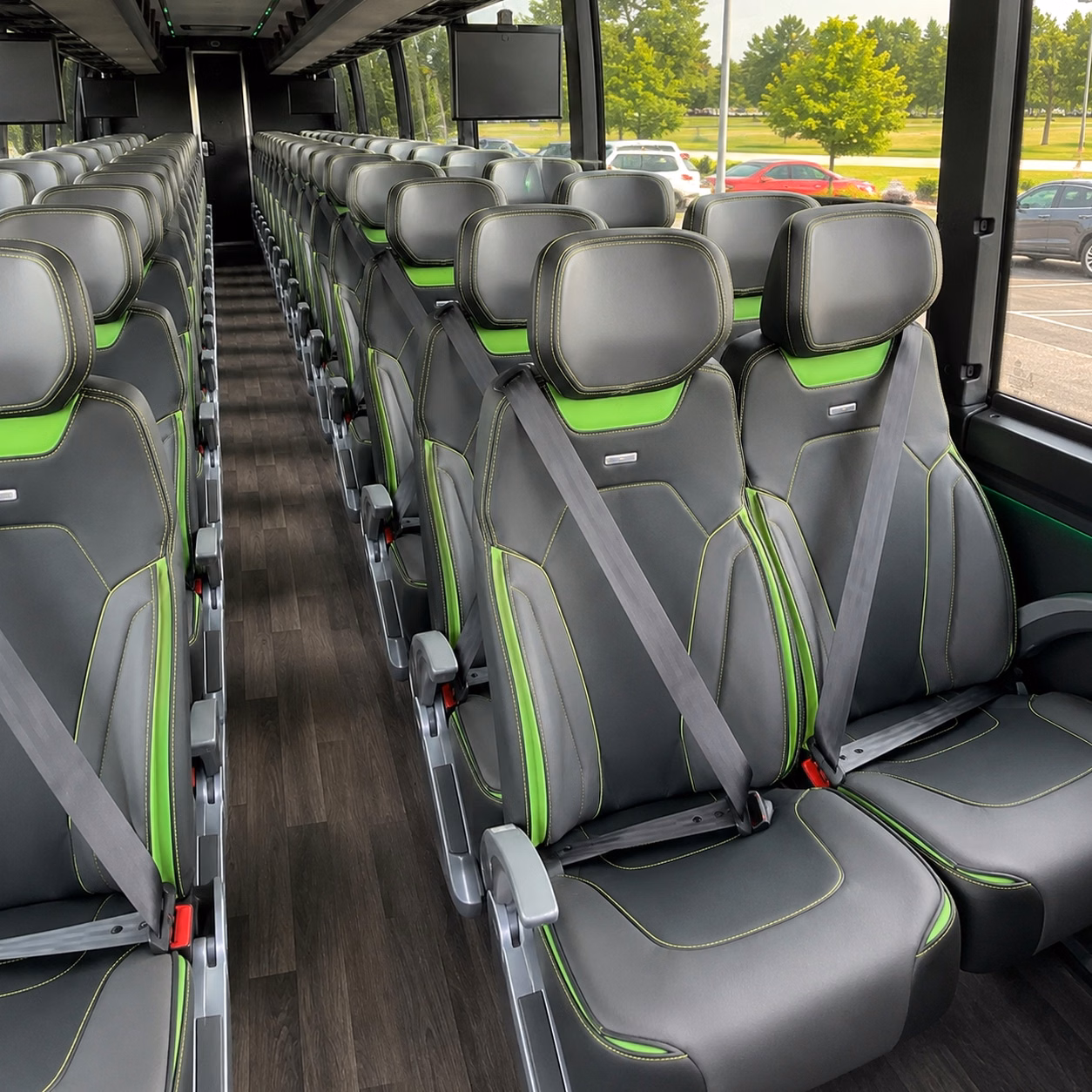 lubbock charter bus interior