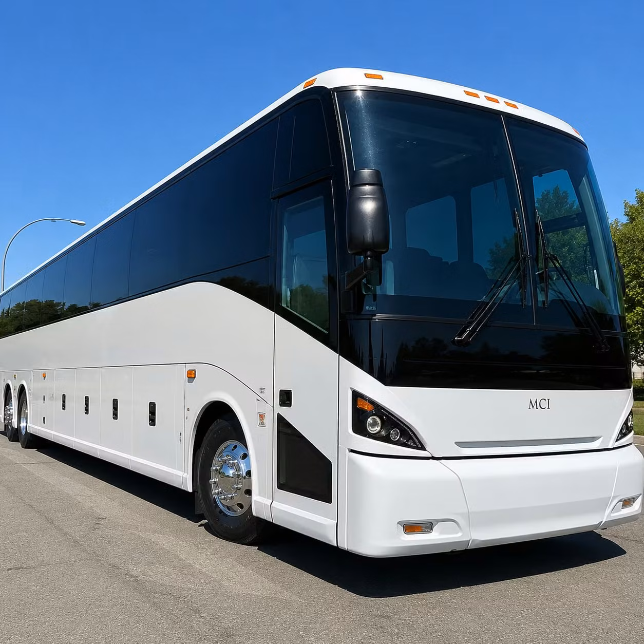 lubbock charter bus rental exterior