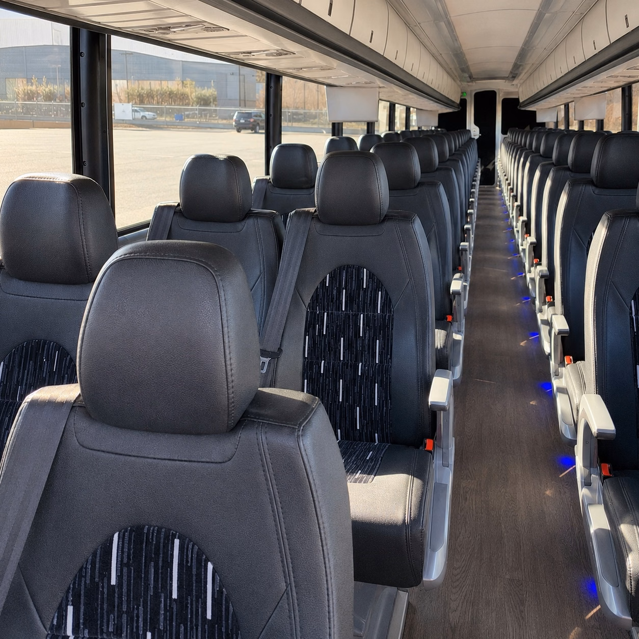 lubbock charter bus rental inside