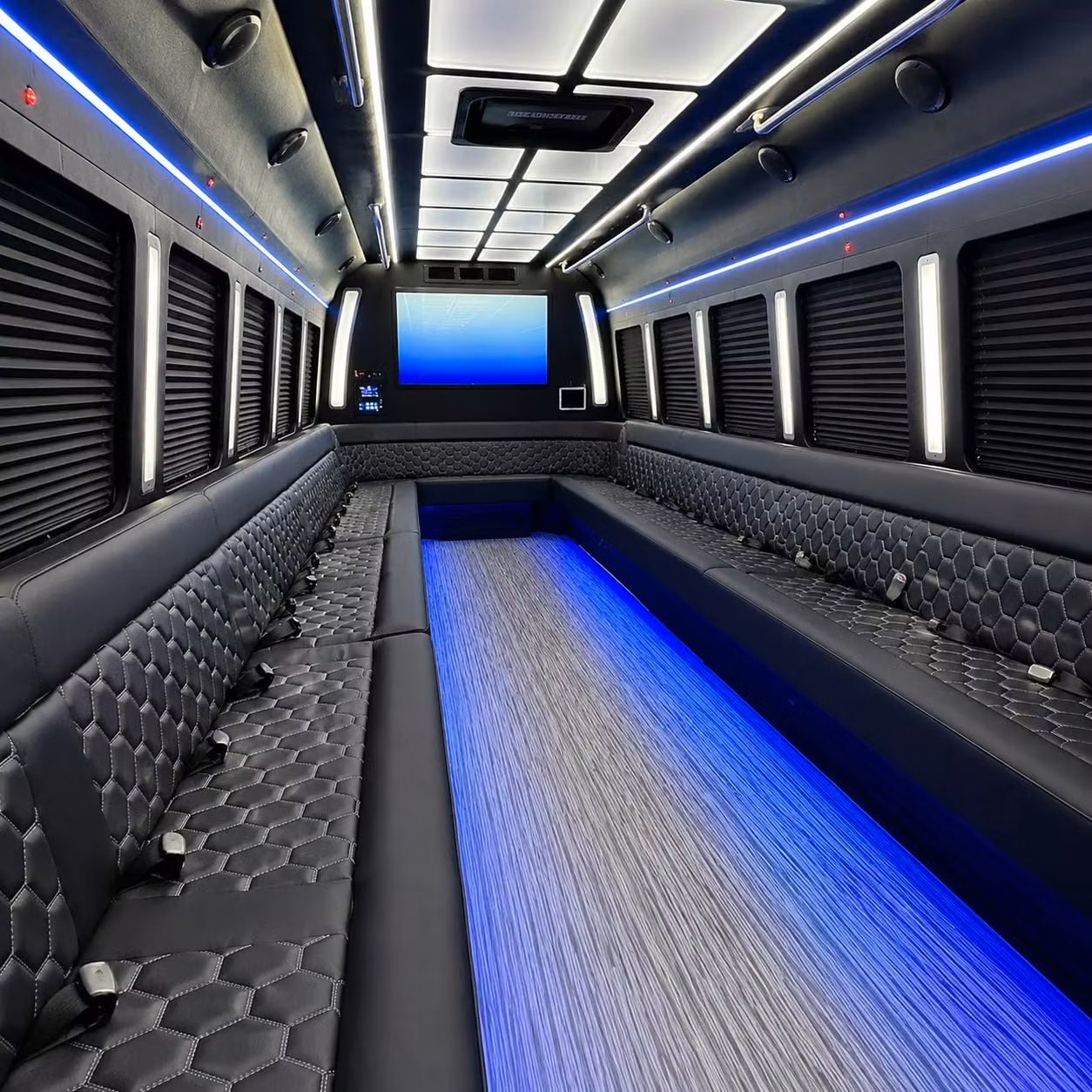 party bus interior